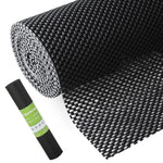 HASTHIP PVC Shelf Liner 40cm x 300cm for Fridge and Kitchen Shelves featuring Checked Anti Slip Waterproof Design