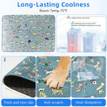 HASTHIP® Self-Cooling Pad for Dogs & Cats, Pressure Activated, No Water Needed Large Waterproof Mat for Heat Stroke Prevention for Stay Cool Indoor & Outdoor (60 * 45cm)