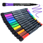 HASTHIP Dry Erase Markers Fine Tip for Office and School Whiteboards | 12 Count Set