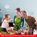 HASTHIP Carbon Monoxide Detector for Home with Digital LCD Display and 90dB Alarm | Battery Operated