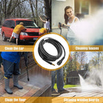 HASTHIP Pressure Washer Hose 6m 5800 PSI for Car Cleaning with PVC Material | 2PCS Set