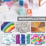 HASTHIP Diamond Painting Storage Box with 64 Grids for Beads and Tools | EVA Carrying Case