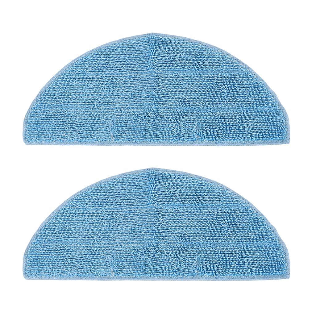 HASTHIP® 2Pcs Microfiber Cleaning Cloth Mops for ILIFE A30 Pro Robot Vacuum Cleaner, Replacement Parts Replacement Accessories Reusable Mop Cloths for Wet & Dry Mopping, Cleaning Tools
