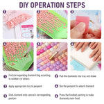 HASTHIP Diamond Painting Kit for Bright Moon Scene with 30x40cm Canvas | DIY 5D Art Set