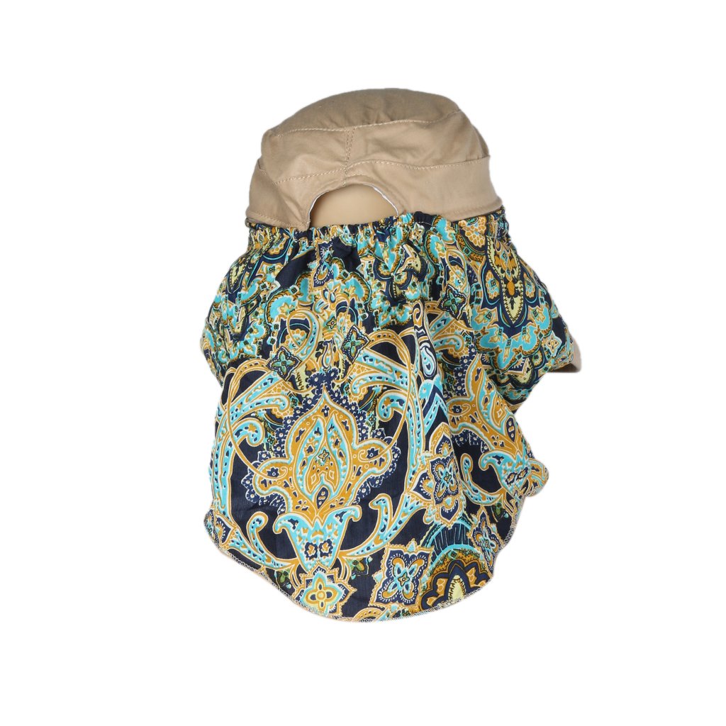 HASTHIP® Sombrero de Sol para Mujer,Gorra de Algodón Plegable con ala Ancha y Protección UV UPF 50+,Transpirable con Agujero para Cola Caballo,Ideal Senderismo y Playa - Color