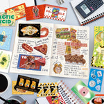 HASTHIP Scrapbook Stickers for DIY Crafts and Journals featuring 160 Paper Designs | 4 Themes