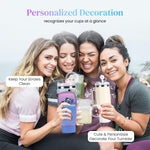 HASTHIP® Tumbler Carry Bag Water Bottle Sleeve Stylish Water Bottle Sling Bag with Phone Pocketfor Stanley 40oz Tumbler Neoprene Water Bottle Holder Pouch with Detachable Shoulder Strap