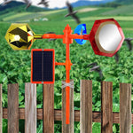 HASTHIP® Outdoor Solar Bird Repellent - 360° Rotatable Bird Deterrent Device with Horn High Decibel/Multi-Warning Sounds - Pigeon/BirdRepellent Device - Pigeon Repellent for Balcony, Garden, House