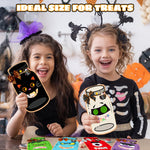 HASTHIP Halloween Treat Bag Fillers for Trick or Treat with 18 Sets 9 Designs | Paper Candy Pouches