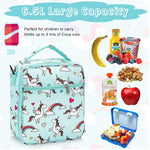 Lunch Box Bag, Insulated Lunch Bags for Camping School Picnic, Portable Lunch Box Bag for Office Man Women Student Kids Bento Box Pouch, Black