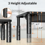 Monitor Stand for Desk, Monitor Stand Riser with Drawer 3 Height Adjustable PC Monitor Riser Stand Monitor Stand for Table Monitor Riser Printer Stand CPU Stand for Laptop Notebook Computer