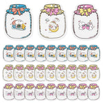HASTHIP® Cute Cartoon Resealable Bags,300PCS Mini Self-Adhesive Cellophane Gift Bags 4x4 Inch,Small Flat Treat for Cookies Candies Jewelry Packaging Party Favors Multicolor