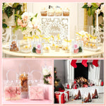 HASTHIP Clear Gifting Handbags for Weddings and Parties featuring 20pcs 20x20cm PVC Bags