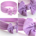 HASTHIP® 6 Piezas Diademas de Nailon para Bebé,Lazos con Nudo Suave y Elástico,Cintas de Pelo para Recién Nacidos,Niñas y Niños Pequeños Multicolor Super Cómodas Transpirables