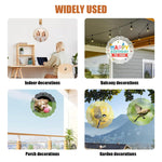 HASTHIP Sublimation Wind Blanks for DIY Gift and Outdoor Garden Decoration 8 inch Aluminum