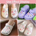 HASTHIP Clog Charms for Slippers featuring 22PCS Assorted Flower Rubber Designs | Fun Girls Decoration