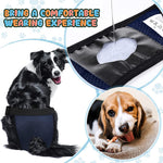 HASTHIP® Breathable Reusable Female Dogs Diapers with 6pcs Absorbption Cotton Pad Comfort Reusable Doggy Diapers for Female Dog, Puppy(Blue, XL, Recommended Waist 16''-21'')