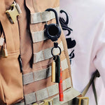 HASTHIP ID Card Holder for Work and School with 23.6 in Retractable Reel & Steel Wire Clip