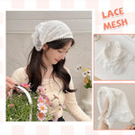 HASTHIP 2-Pack Lace Headbands with Bow Detail for Women