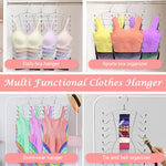 HASTHIP Bra Organizer for Wardrobe featuring 12 Bra Capacity with Foldable Stainless Steel Rack | Space Saving Undergarment Storage