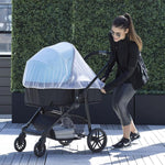 HASTHIP® 2 Piezas Mosquitera Elástica para Cochecito y Cuna 1.5m, Red Protectora de Malla Fina para Bebé, Compatible con Silla de Paseo, Moisés y Uso Exterior