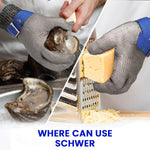 HASTHIP Stainless Steel Mesh Gloves for Fish and Metal Work with Level 9 Cut Protection | Adjustable Fit