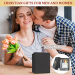 HASTHIP Inspirational Bible Verse Jar with 90 Color Coded Notes in Glass | Christian Gift