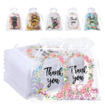HASTHIP Potli Bags for Gifting 30 pcs 4x6 in with Drawstring Closure and Sheer Mesh | Ideal for Weddings and Parties
