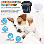HASTHIP® Pañales Reutilizables para Perros Hembra Transpirables con 3 Almohadillas Absorbentes de Algodón,Cintura Elástica y Hebilla Rápida,Lavables y Cómodos para Cachorros Perros
