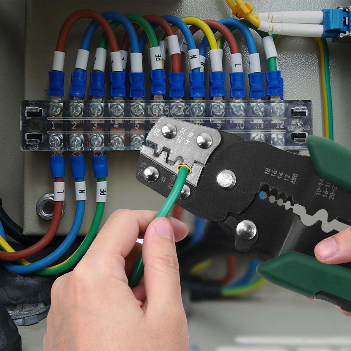 HASHITP 320 Wire Terminals with Crimping Tool