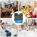 HASTHIP Adult Bibs for Elderly with Waterproof PVC Lining 78 x 44cm | Washable Green Dining Protector