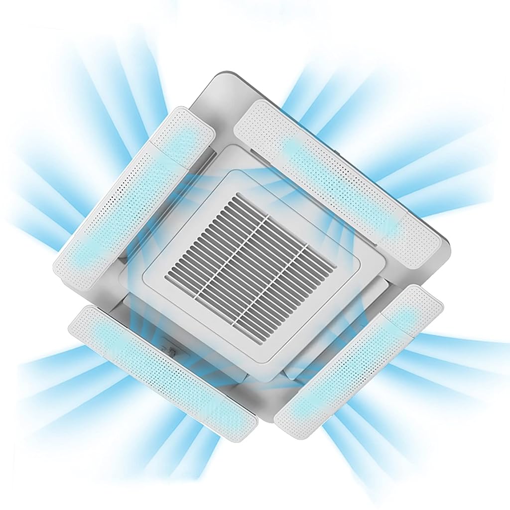 HASTHIP® 1Pcs Air Deflector for Ceiling AC Adjustable Clip-on Deflector for Ceiling Cassette Air Conditioner Universal Deflector Condensation Prevention Air Deflector Panel, 23.6x10.6 inches