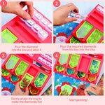 HASTHIP Diamond Art Accessories Kit for DIY Painting with 16 Storage Boxes and 2 Fishtail Pens