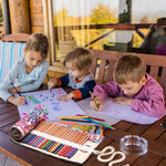 HASTHIP Canvas Pencil Wrap Case for Sketching and Drawing with 48 Slots and 58×20 cm Size | Maple Leaves Print Gift for Students