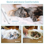 HASTHIP Dog Hair Trimmer for Paws and Face with 2 Speed Low Noise Motor | Cordless Rechargeable Grooming Kit
