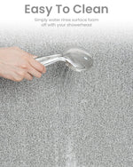 Non Slip Shower Mat, 23.6 x 23.6 inch Quick Drying PVC Loofah Bathmat, Easy Cleaning Shower Floor Mat for Shower, Tub, Bathroom, Wet Areas
