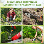 HASTHIP Weeding Artifact Uprooting Tool for Gardening with Forged Manganese Steel 3PCS