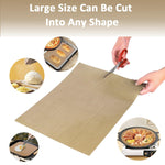 HASTHIP Air Fryer Disposable Paper Liner 100 Pcs for Baking and Frying with 4.5 cm Edge | Waterproof Nonstick White Parchment