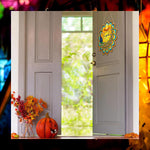 HASTHIP Diwali Door Hanging for Home and Party Decor with Rope 9.84 in Wood Peacock Sign