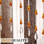HASTHIP Bead Curtains for Home Decoration with 20 Crystal Strings | Sparkling Room Divider