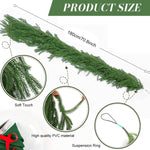 HASTHIP Christmas Garlands for Indoor Decorations featuring 70 in Norfolk Pine Greenery | Real Touch PVC with Hanging Loop