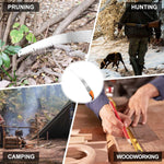 HASTHIP Pruning Saw for Wood and Tree Cutting featuring 19.6 in Curved Blade & Ergonomic Handle