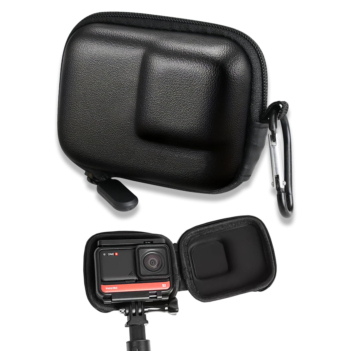 HASTHIP® Mini bolsa de almacenamiento impermeable para Hero 13/12/11/10/9/8/7/6, color negro