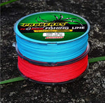 HASTHIP® Línea de Pesca Trenzada PE 4 Hilos 0.45mm 70LB 100M,Alta Resistencia y Durabilidad,Monofilamento de Bajo Estiramiento para Largos Lanzamientos Accesorio Pesca Verde (31.7KG