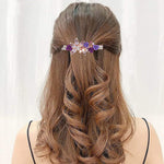 MAYCREATE Hair Clips for Women Alloy Rhinestone Hair Pins for Women and Girls Stylish Latest Flare Clips Barrettes Spring Hair Pins Clips Hair Jewelry Accessories Gift for Women Girls - 3 Pcs