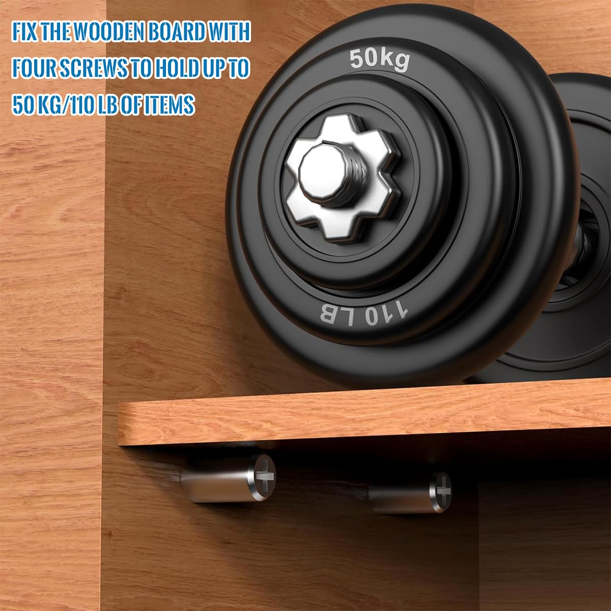 HASTHIP Shelf Support Pegs for Kitchen Cabinet and Bookcase with Anti Slip Silicone Sleeve 2PCS