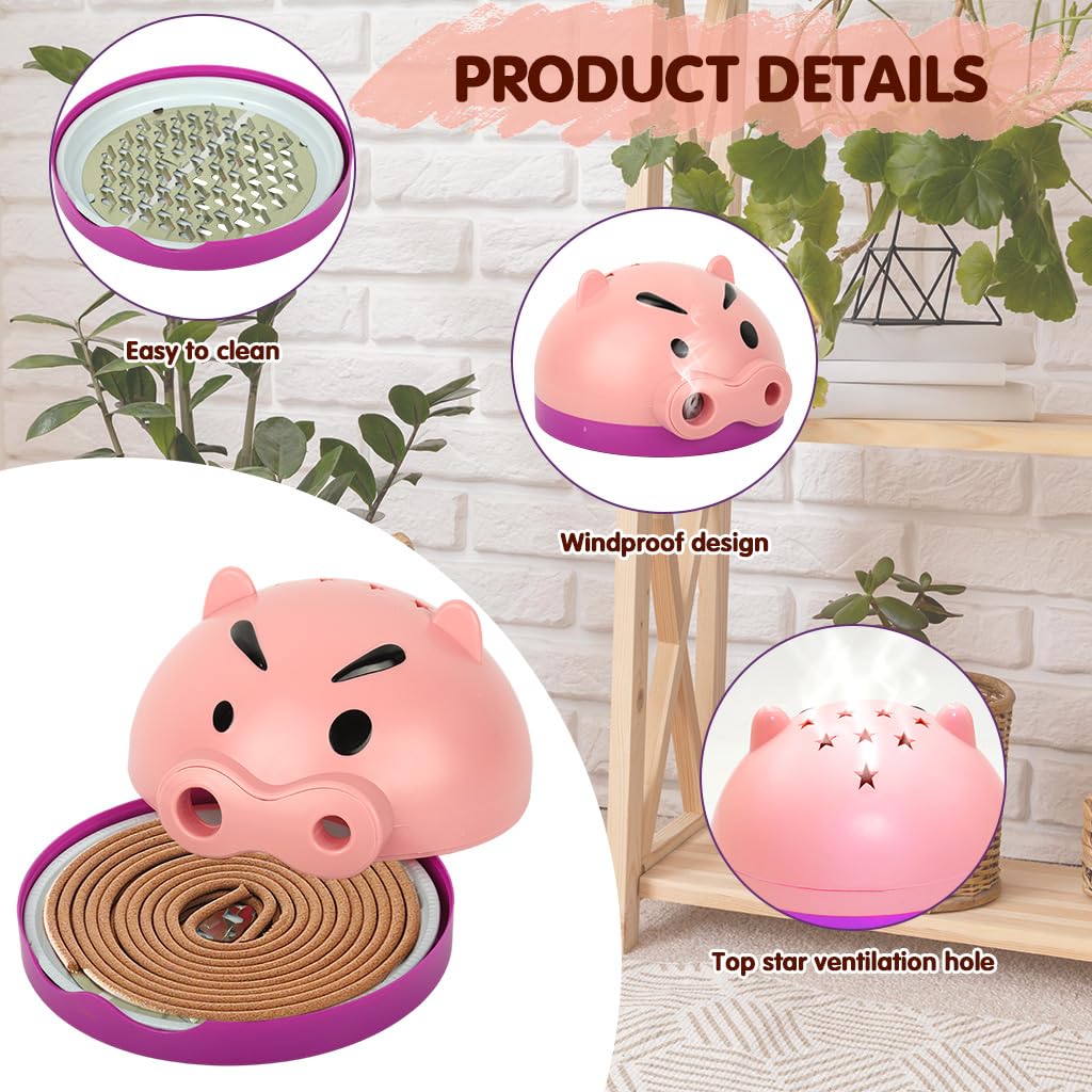 HASTHIP Incense Holder for Yoga and Meditation with Ventilated Pig Nose Lid | 7.09 in Odor‑Resistant Box