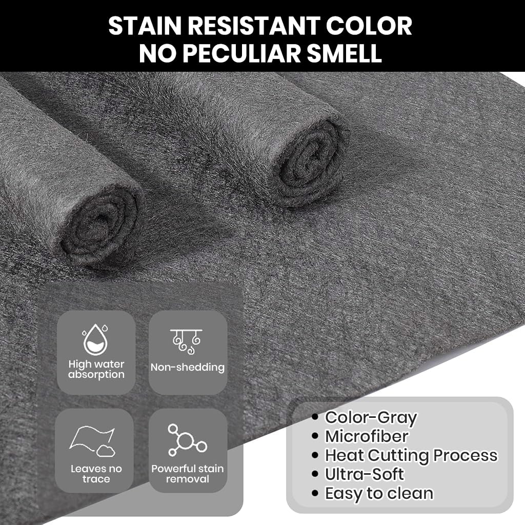 HASTHIP Microfiber Cleaning Cloth for Car and Household with Lint Free Design 30x40cm | Pack of 5