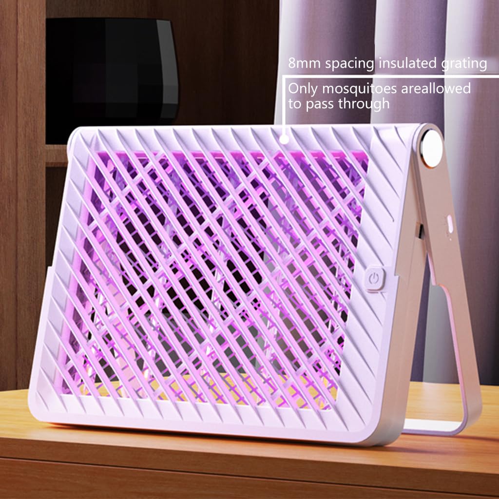 HASTHIP® USB Electric Mosquito Killer Lamp - Indoor & Outdoor Efficient 365nm Light Trap - with Body Temperature Simulation & Co2 Emission - Kid & Pet Safe - Suitable for Home, Office & Garden