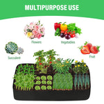 HASTHIP Seeding Tray for Growing Vegetables and Flowers featuring 8 Grids 31×31×31 cm Fabric